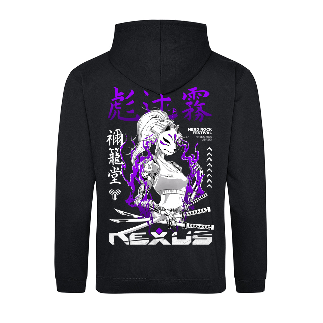 NEXUS - Nerd Rock Festival - Cyberpunk Kitsune - Hoodie