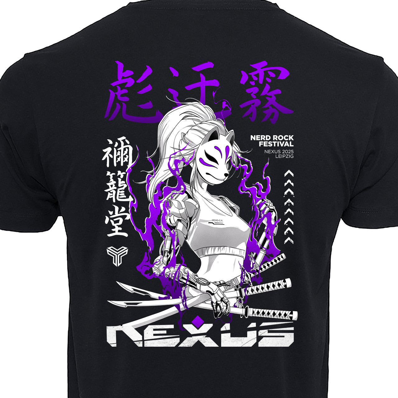 NEXUS - Nerd Rock Festival - Cyberpunk Kitsune - T-Shirt