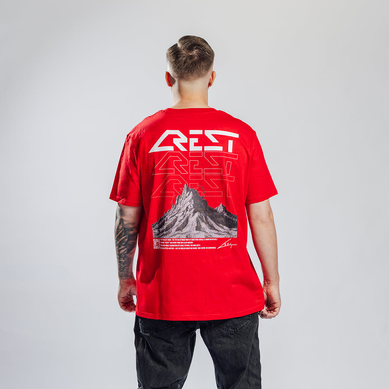 CREST // BASE TEE - REGULAR - ROT