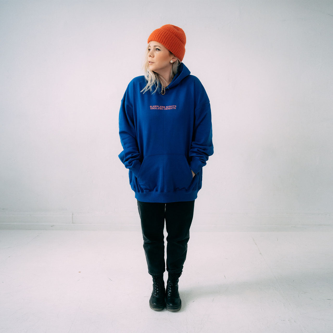HYTH - Sleepless Nights Endless Heights - Hoodie - Blau