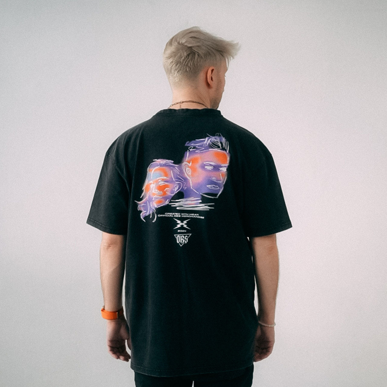 OBS - Created With Heat - Shirt - Schwarz