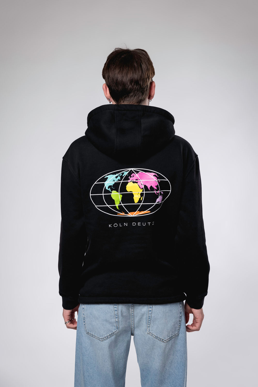 Bootshaus - Worldwide Half-Zip Hoodie Schwarz