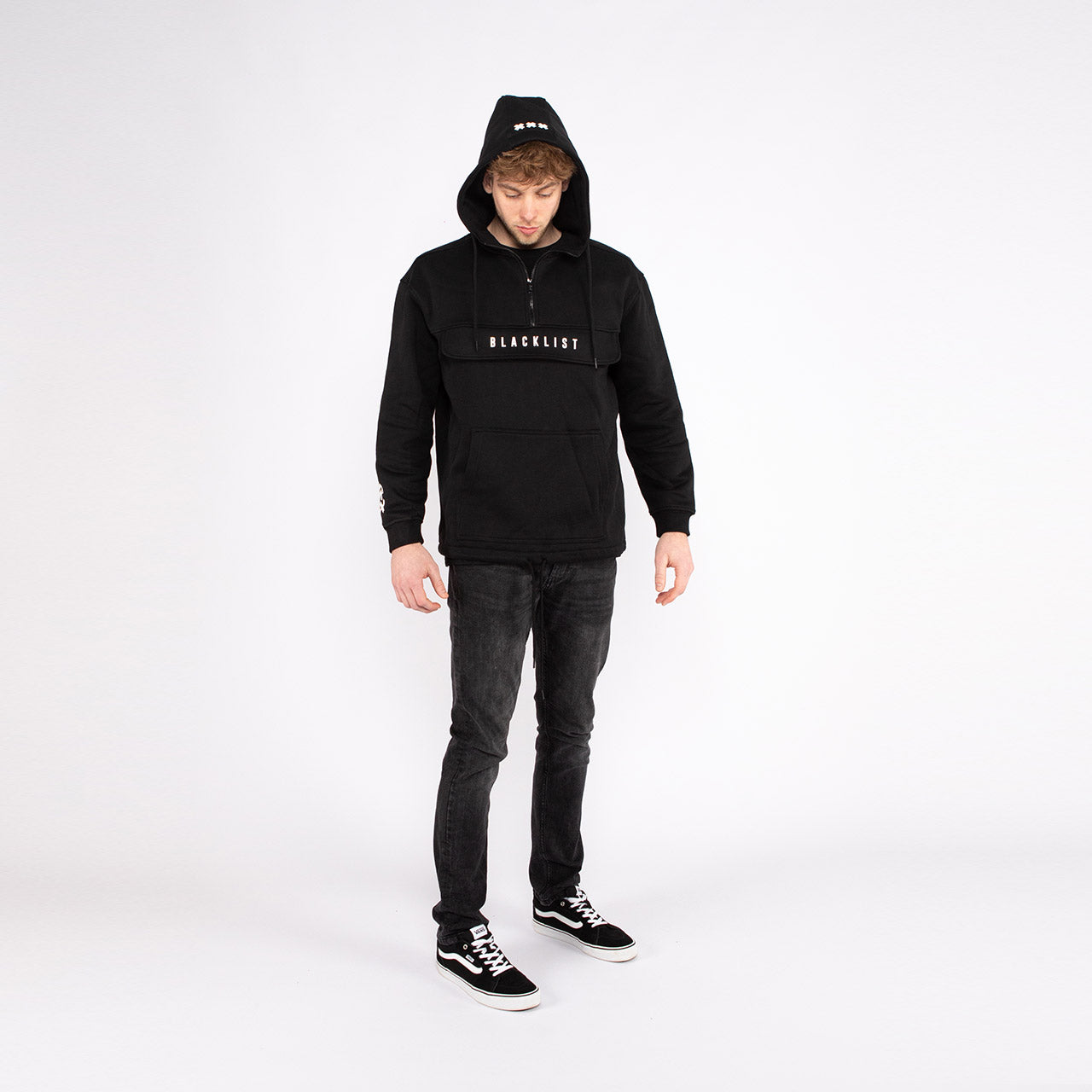 Blacklist - Half Zip Hoodie