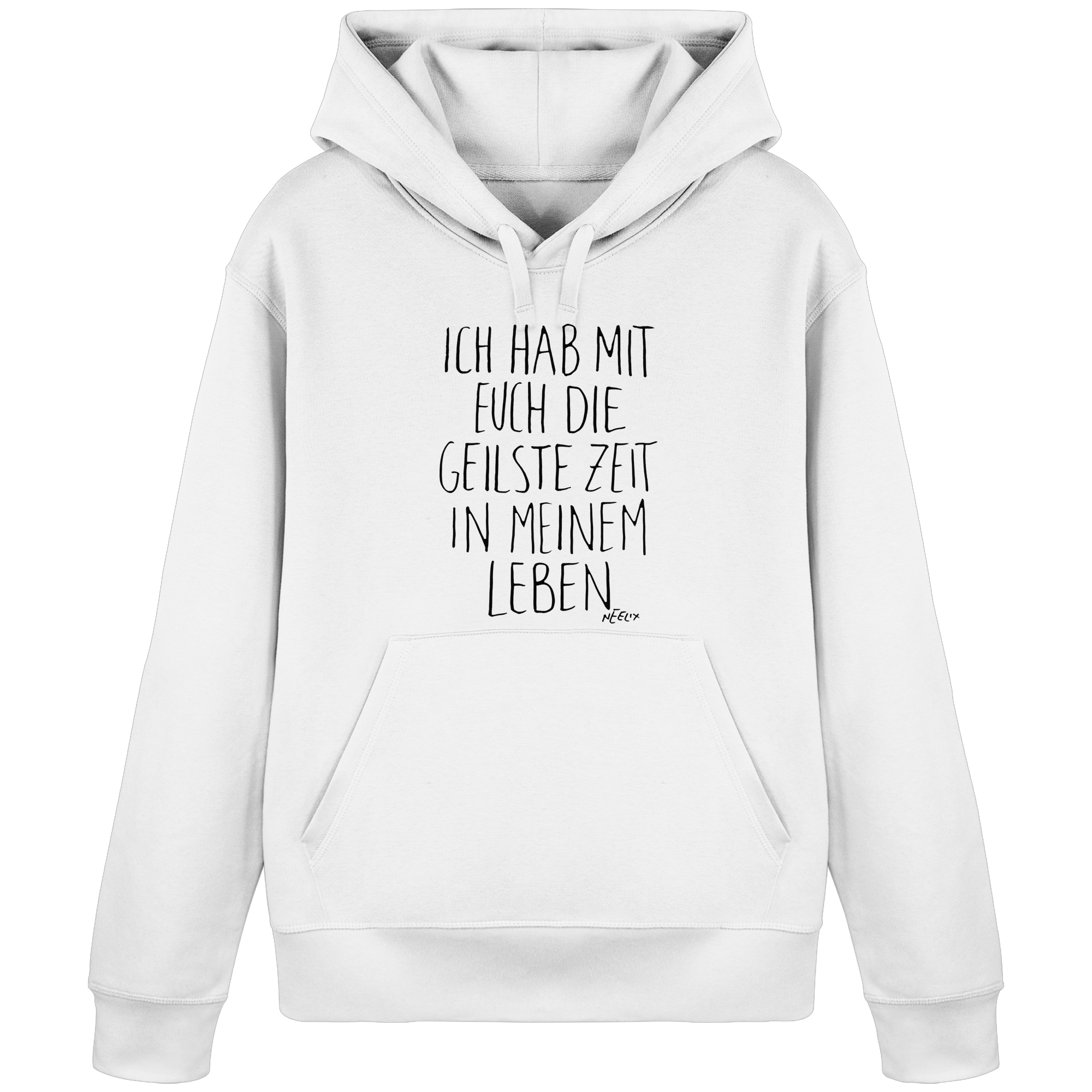 Neelix - Geilste Zeit Hoodie weiß