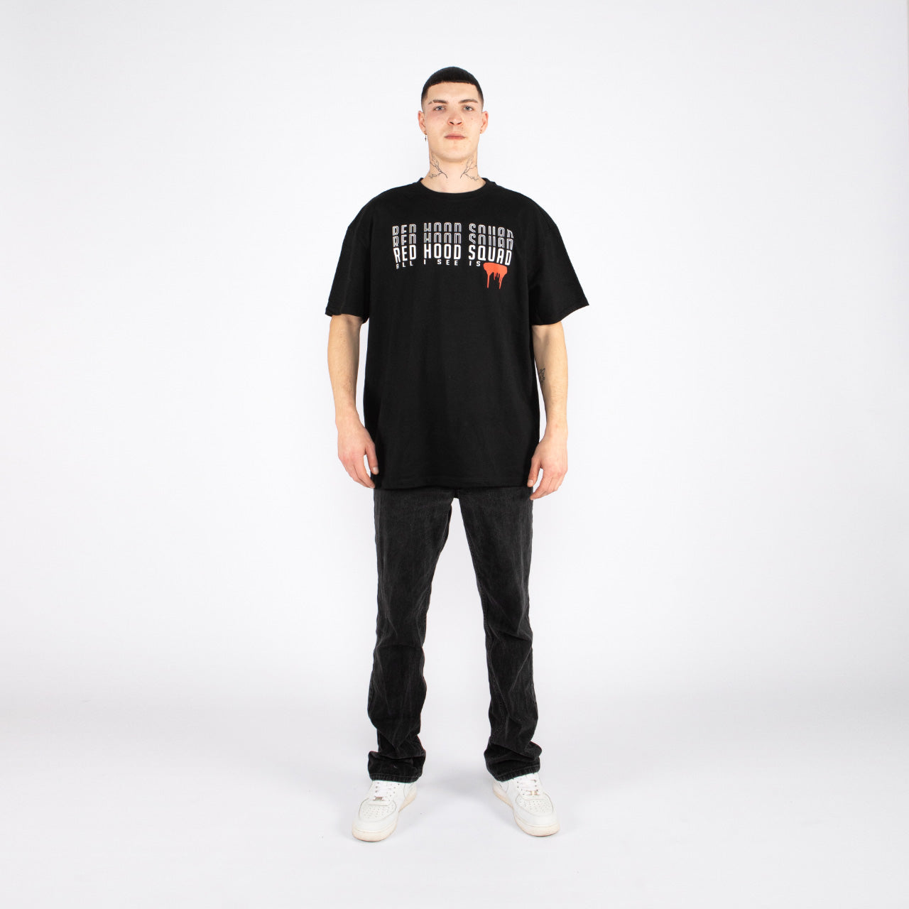 Red Hood Squad - IRWT Triple Layer Shirt schwarz