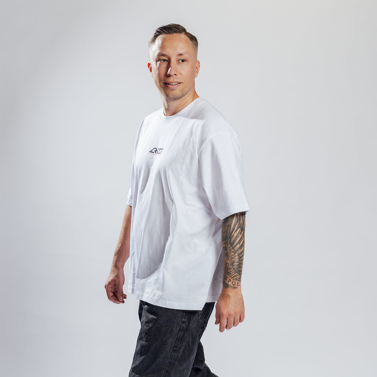 CREST // FRAME OS TEE - WEISS