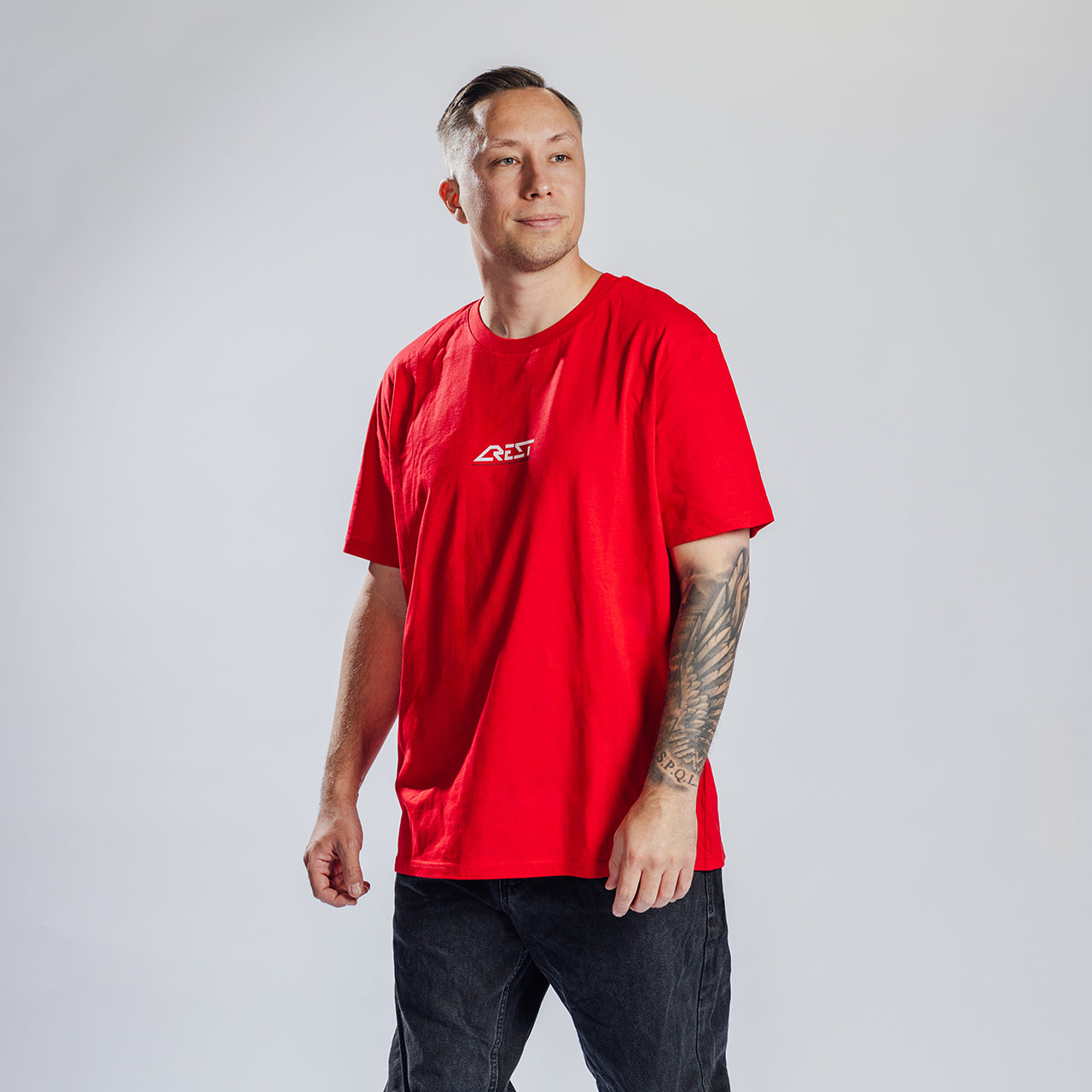 CREST // BASE TEE - REGULAR - ROT