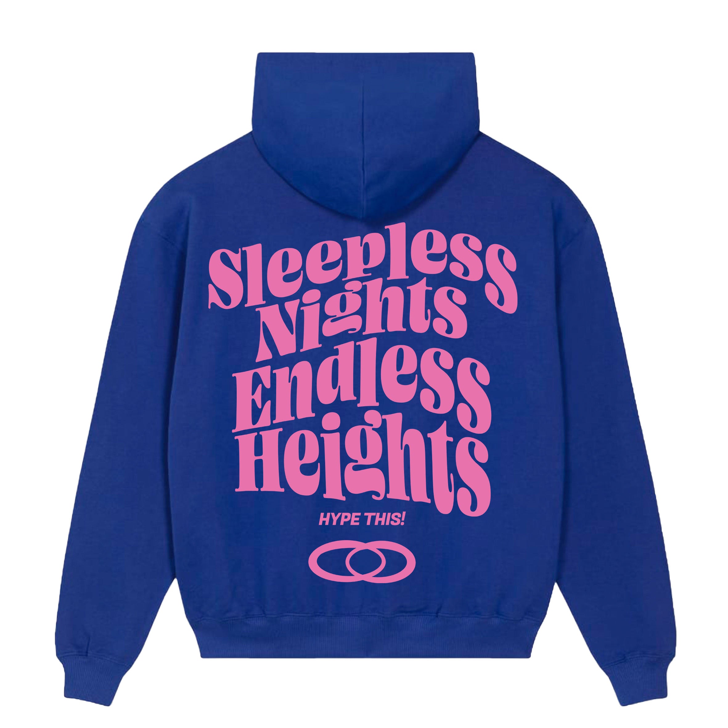 HYTH - Sleepless Nights Endless Heights Hoodie - blue