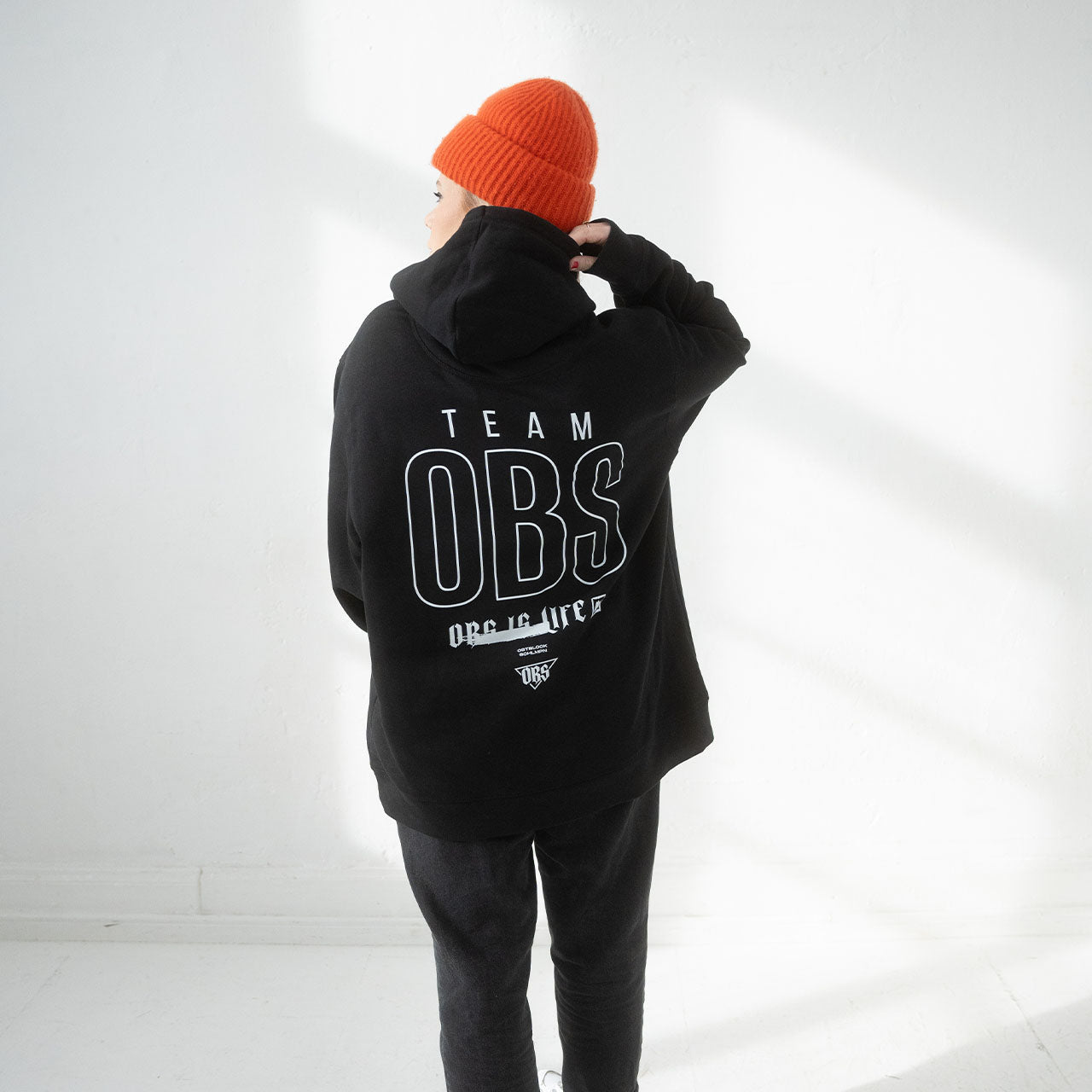 OBS - Team OBS - Hoodie - Schwarz