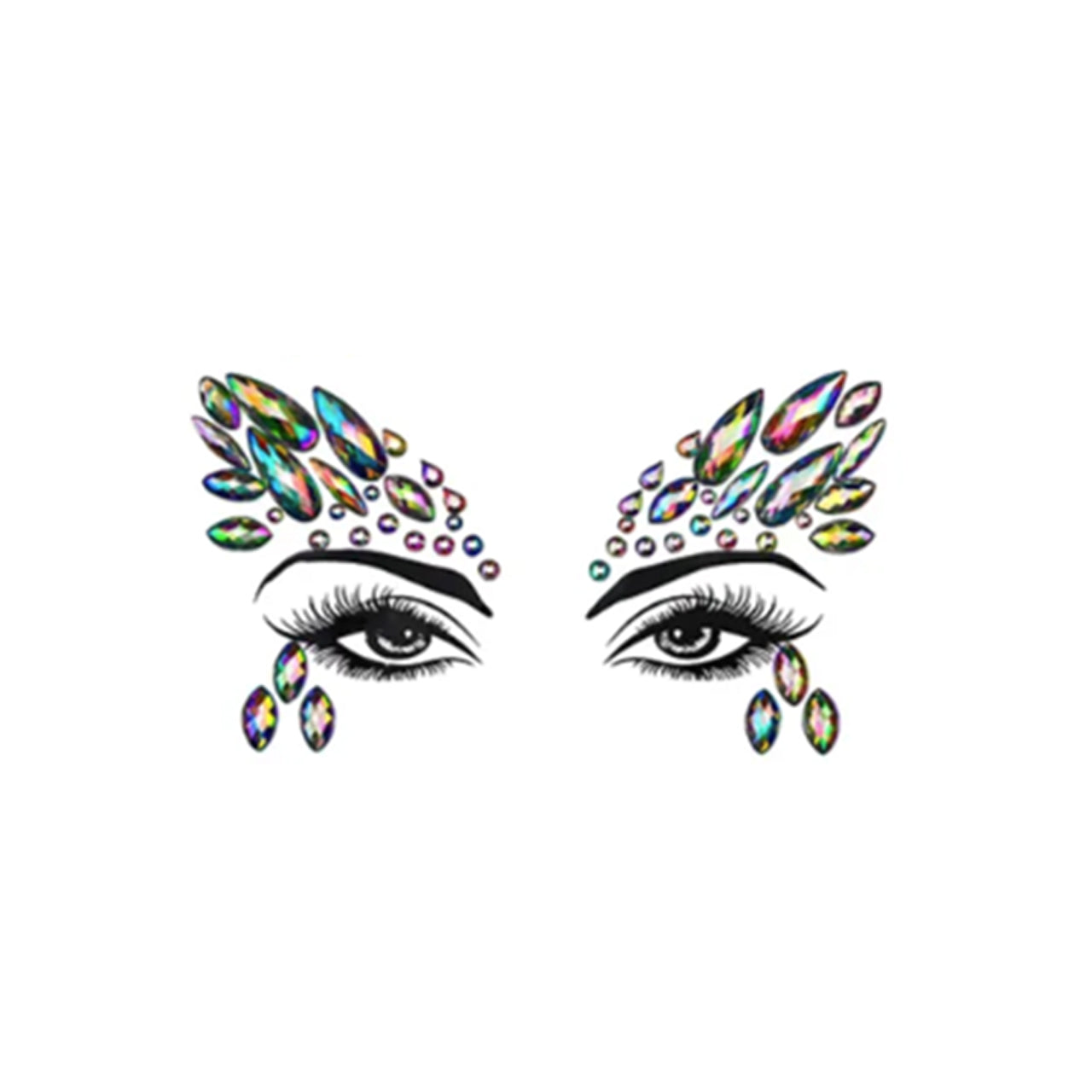 Snash - Glitzersteine selbstklebend (Facesticker)