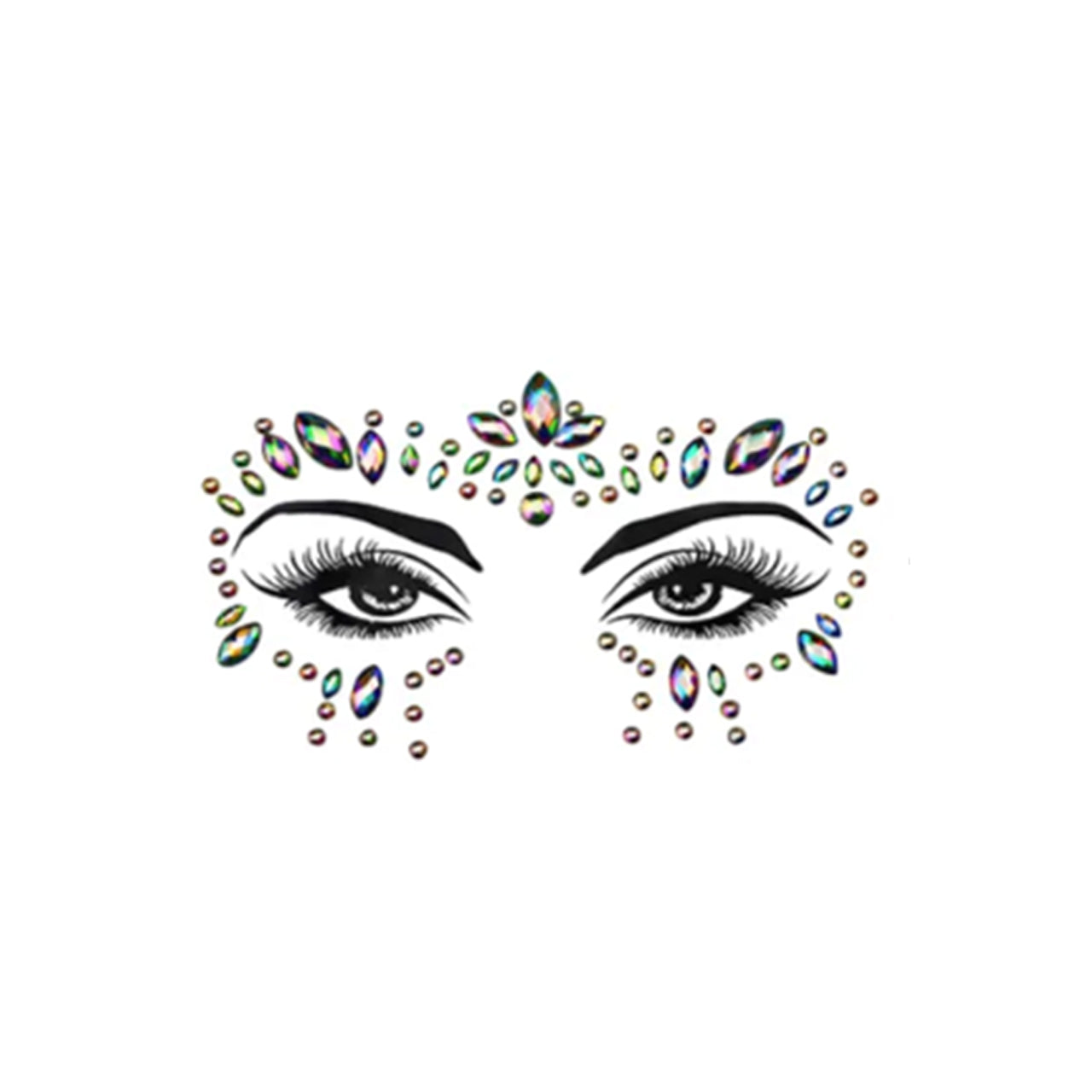 Snash - Glitzersteine selbstklebend (Facesticker)