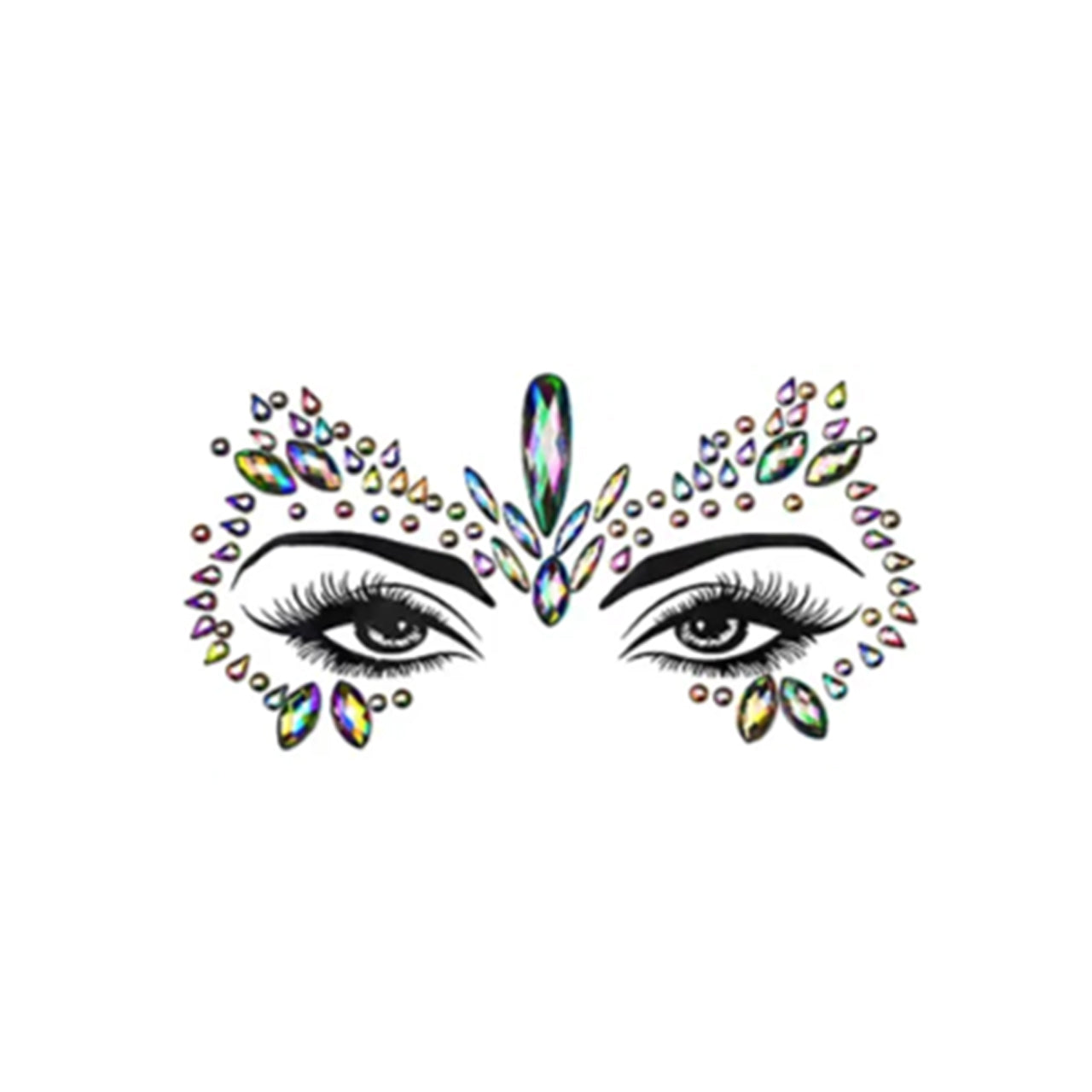 Snash - Glitzersteine selbstklebend (Facesticker)