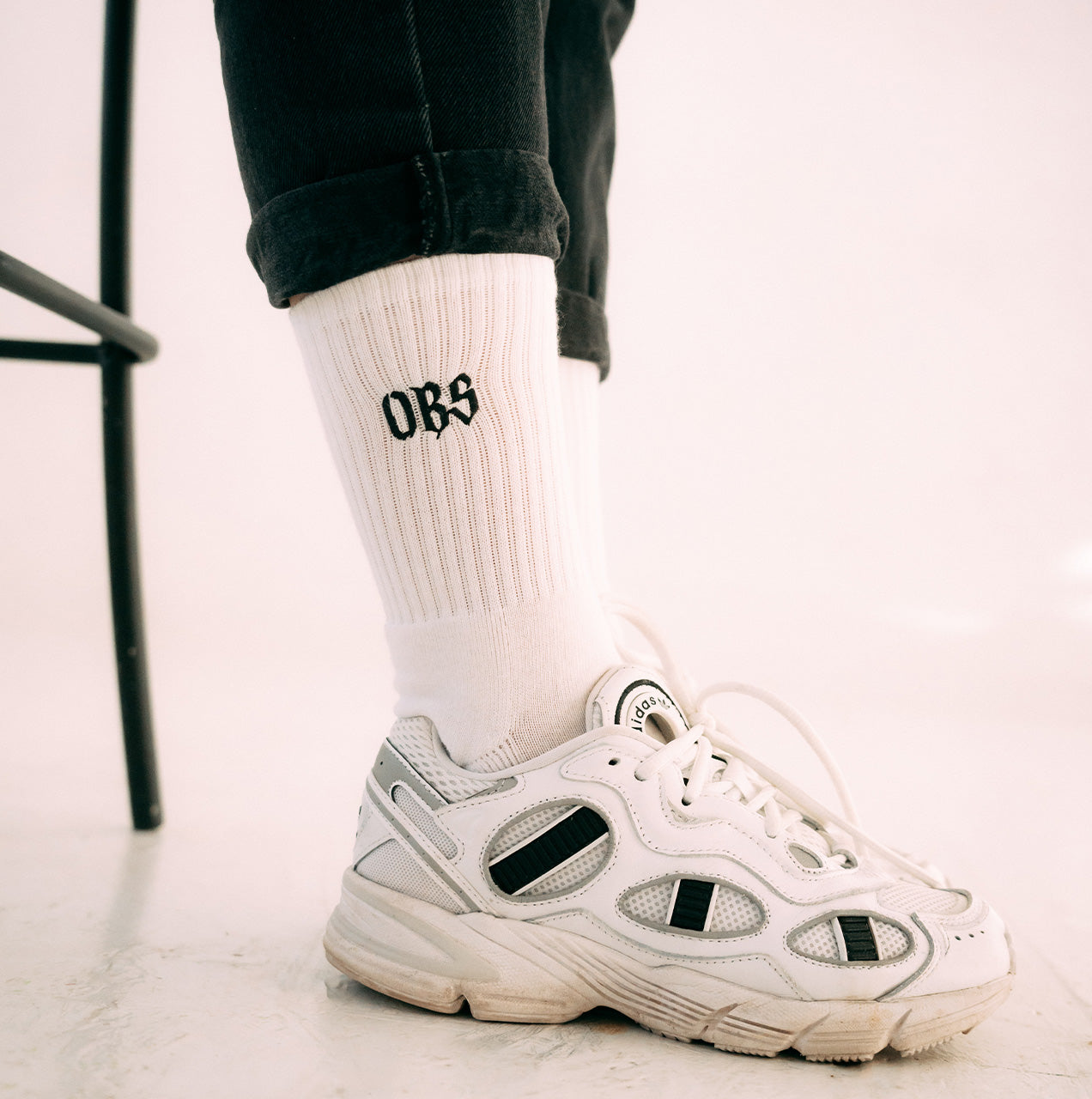 OBS - Logo Socks - Weiß
