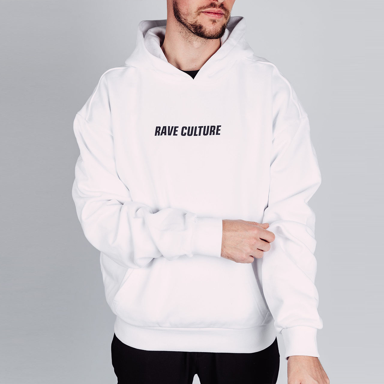 Rave Culture Hoodie - weiß