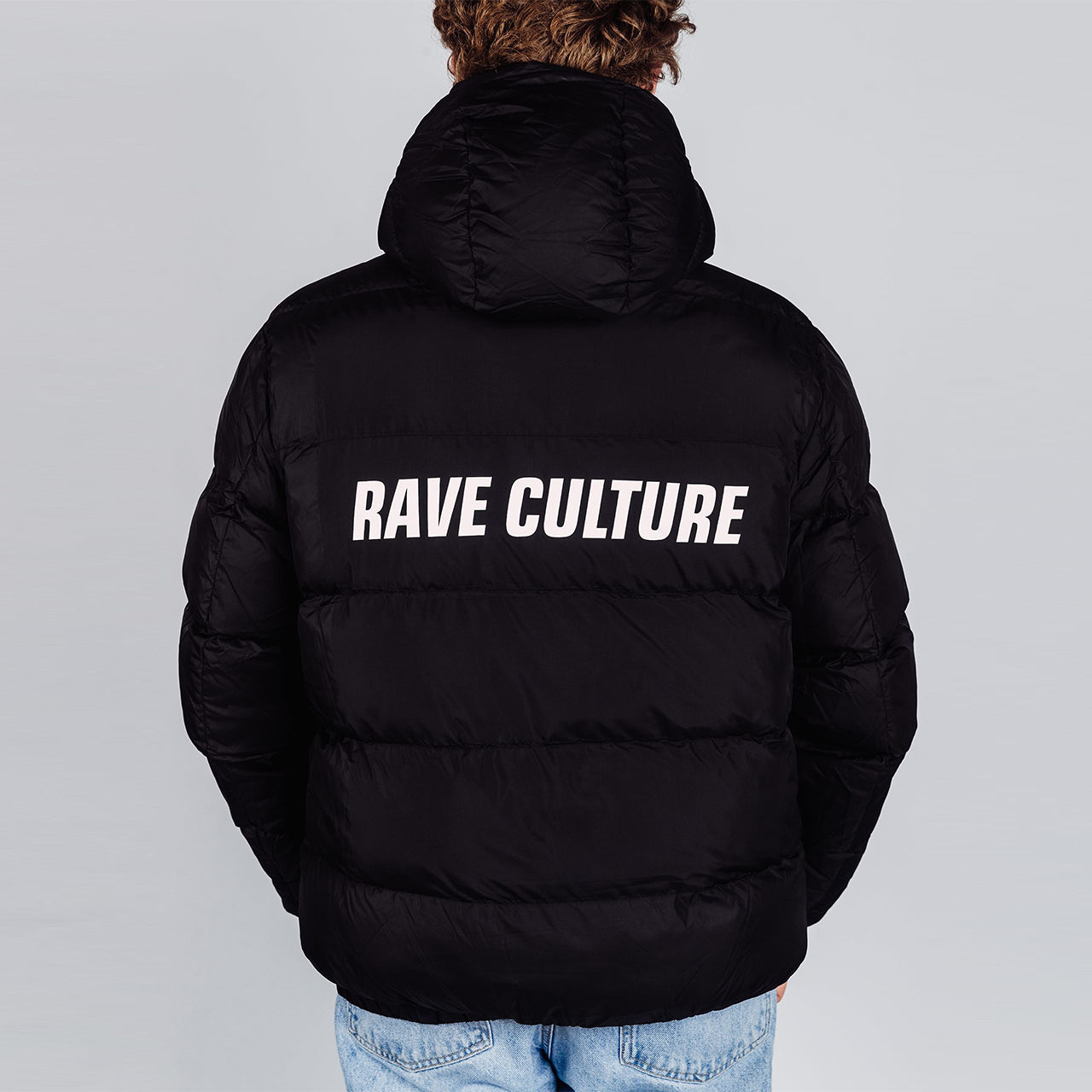 Rave Culture Puffer Jacket - schwarz