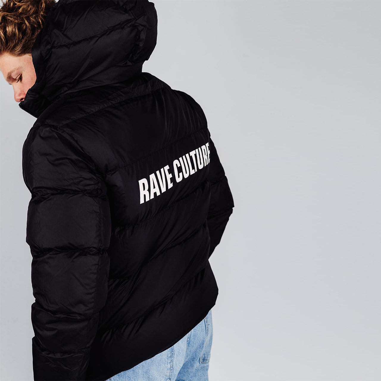 Rave Culture Puffer Jacket - schwarz