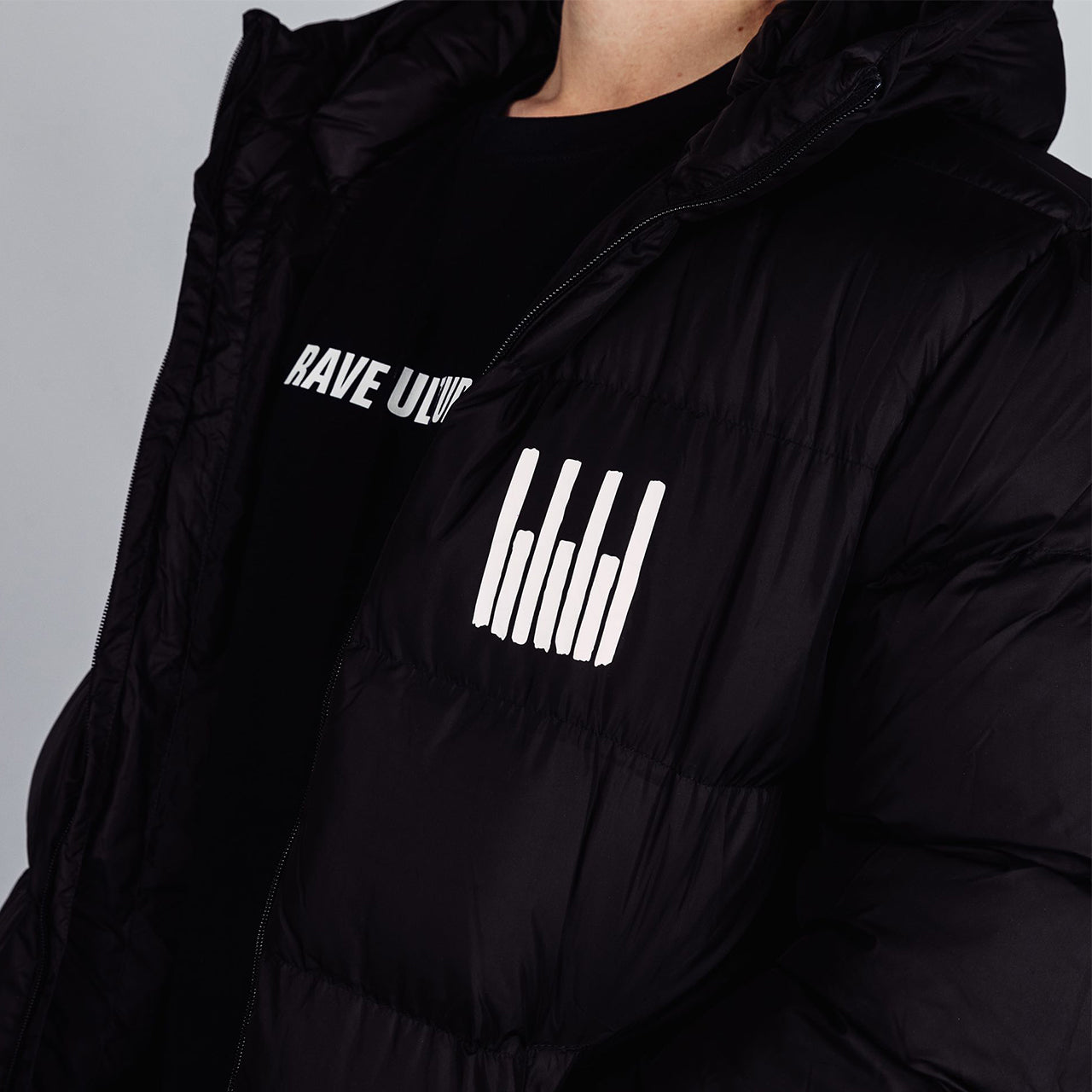 Rave Culture Puffer Jacket - schwarz