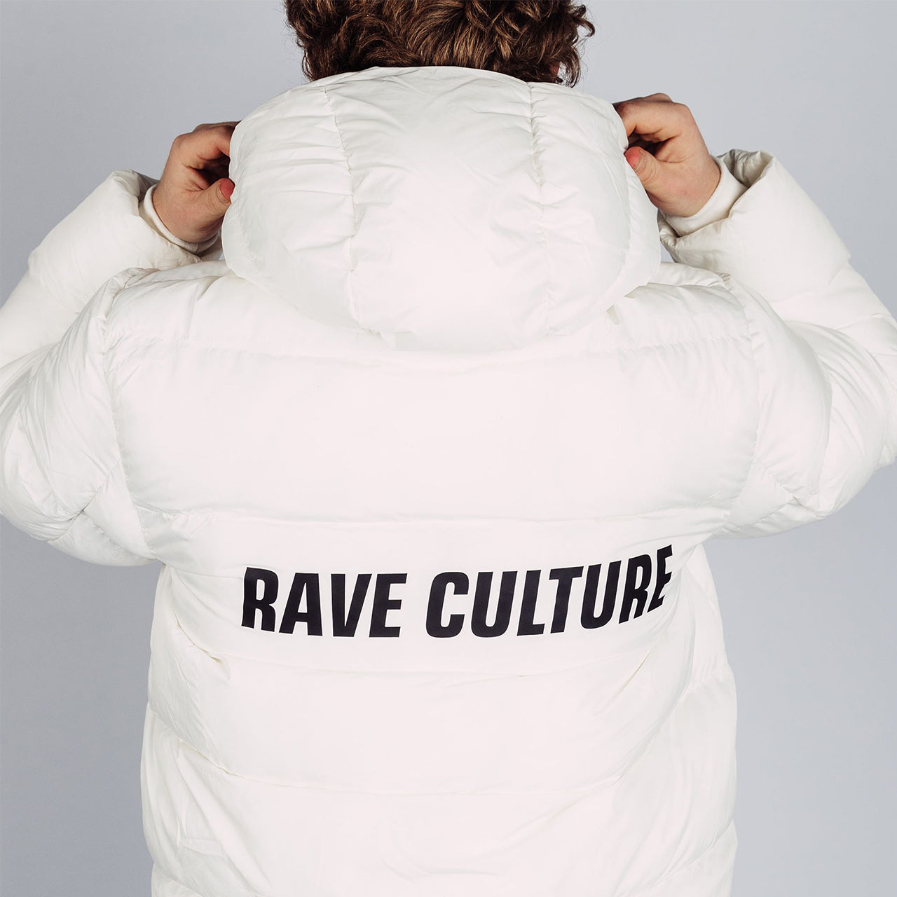 Rave Culture Puffer Jacket - weiß