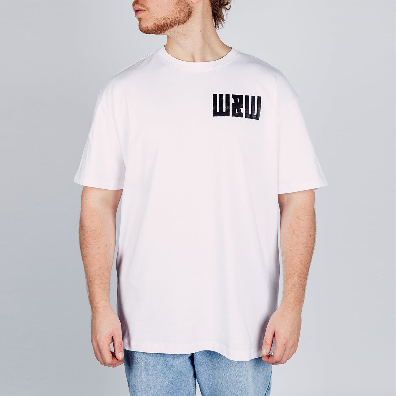 W&W Logo Triple T-Shirt Weiß