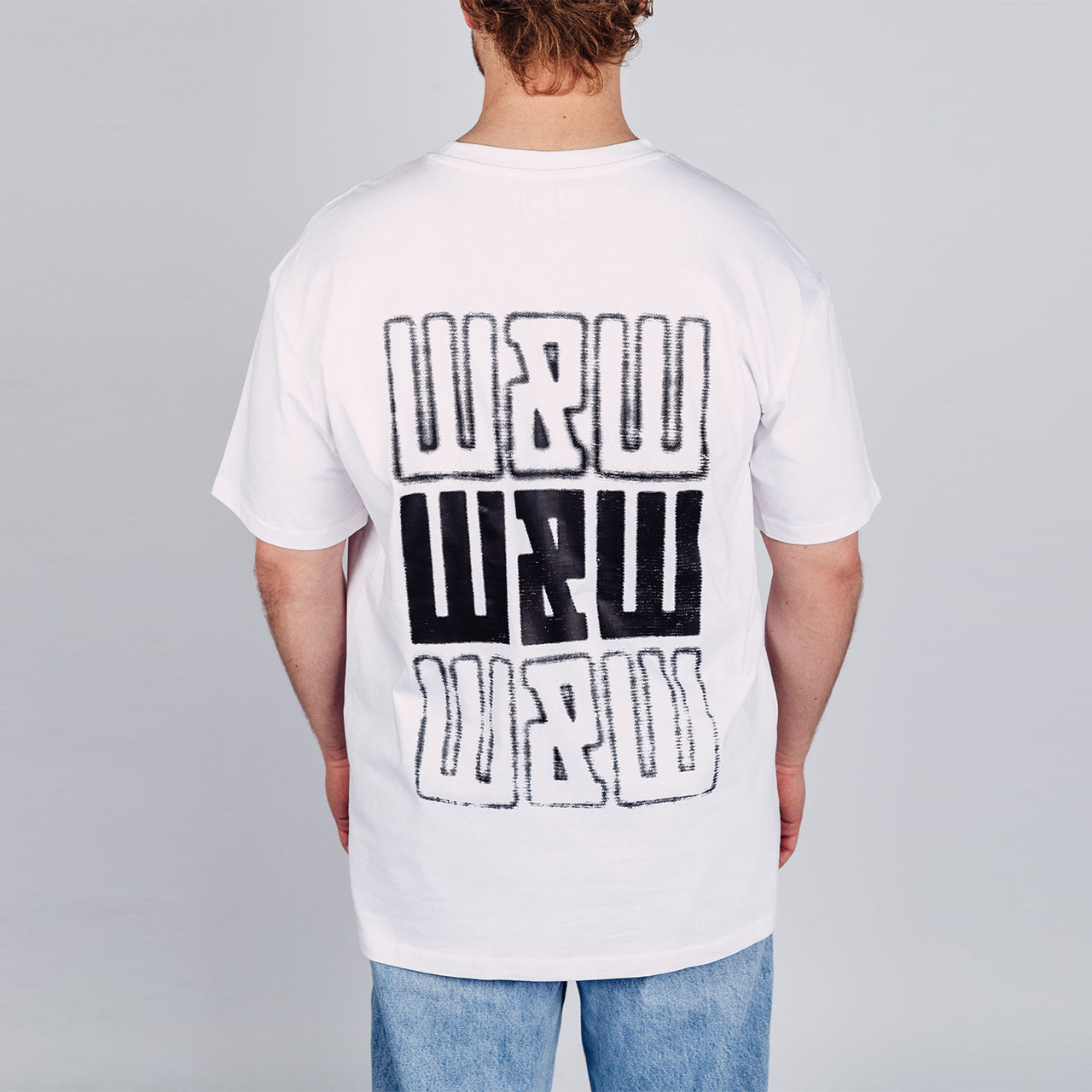 W&W Logo Triple T-Shirt Weiß