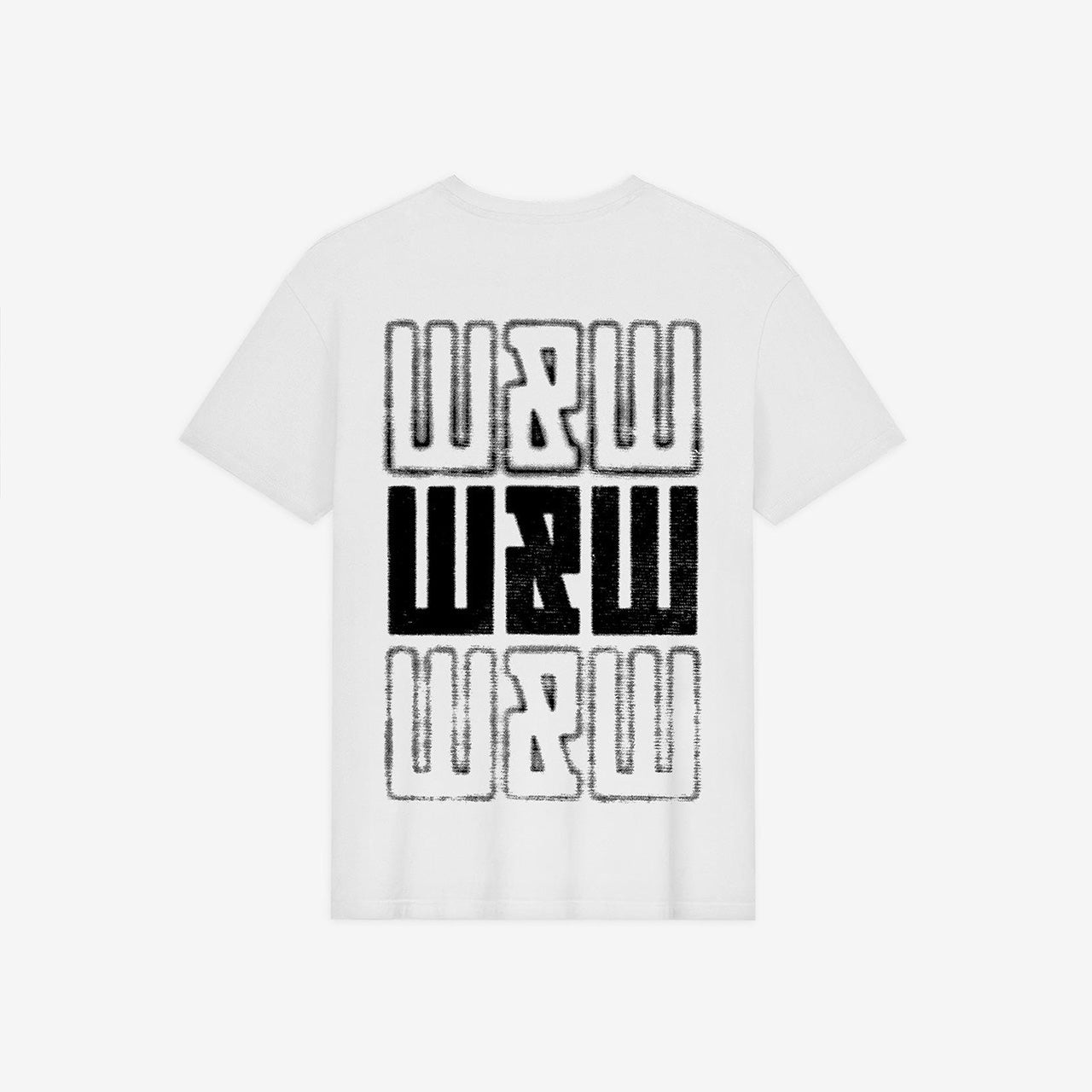 W&W Logo Triple T-Shirt Weiß