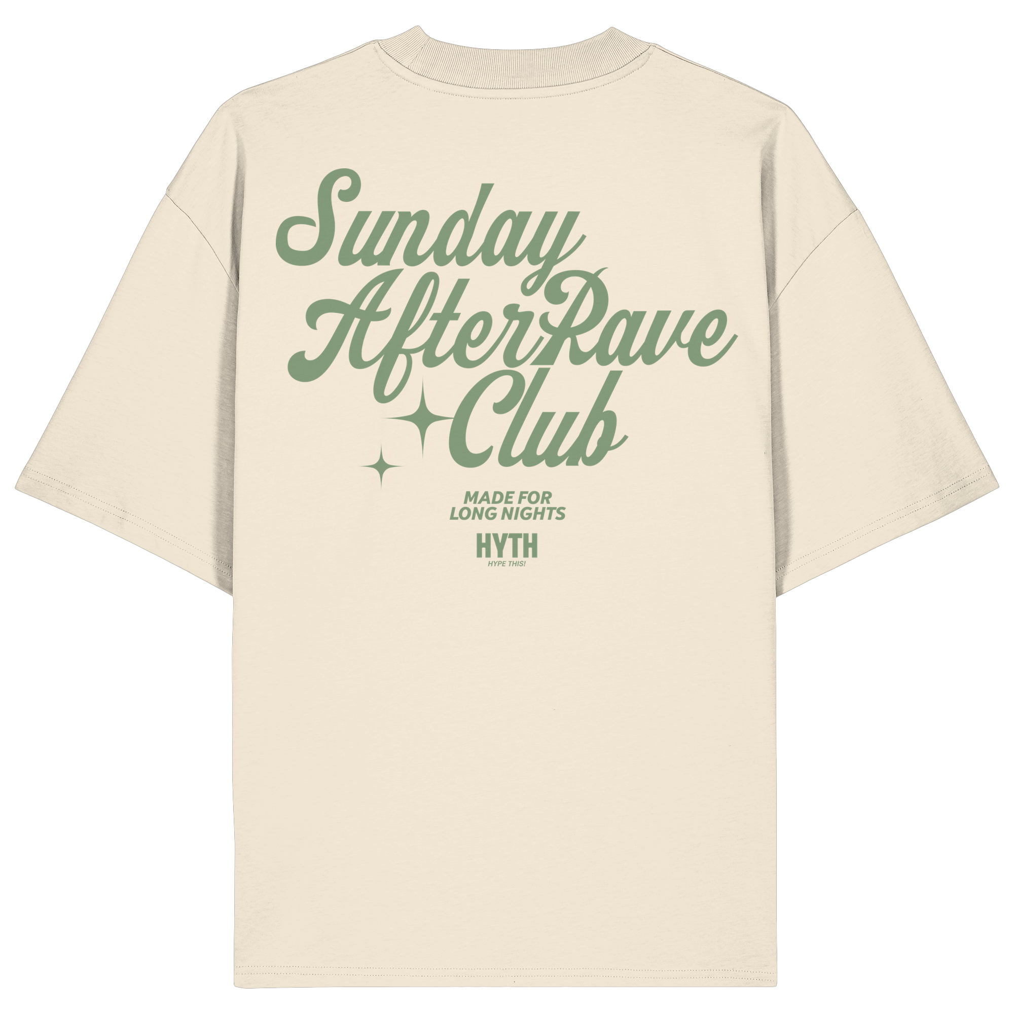 HYTH - Sunday After Hour Rave Club  - Shirt - Beige