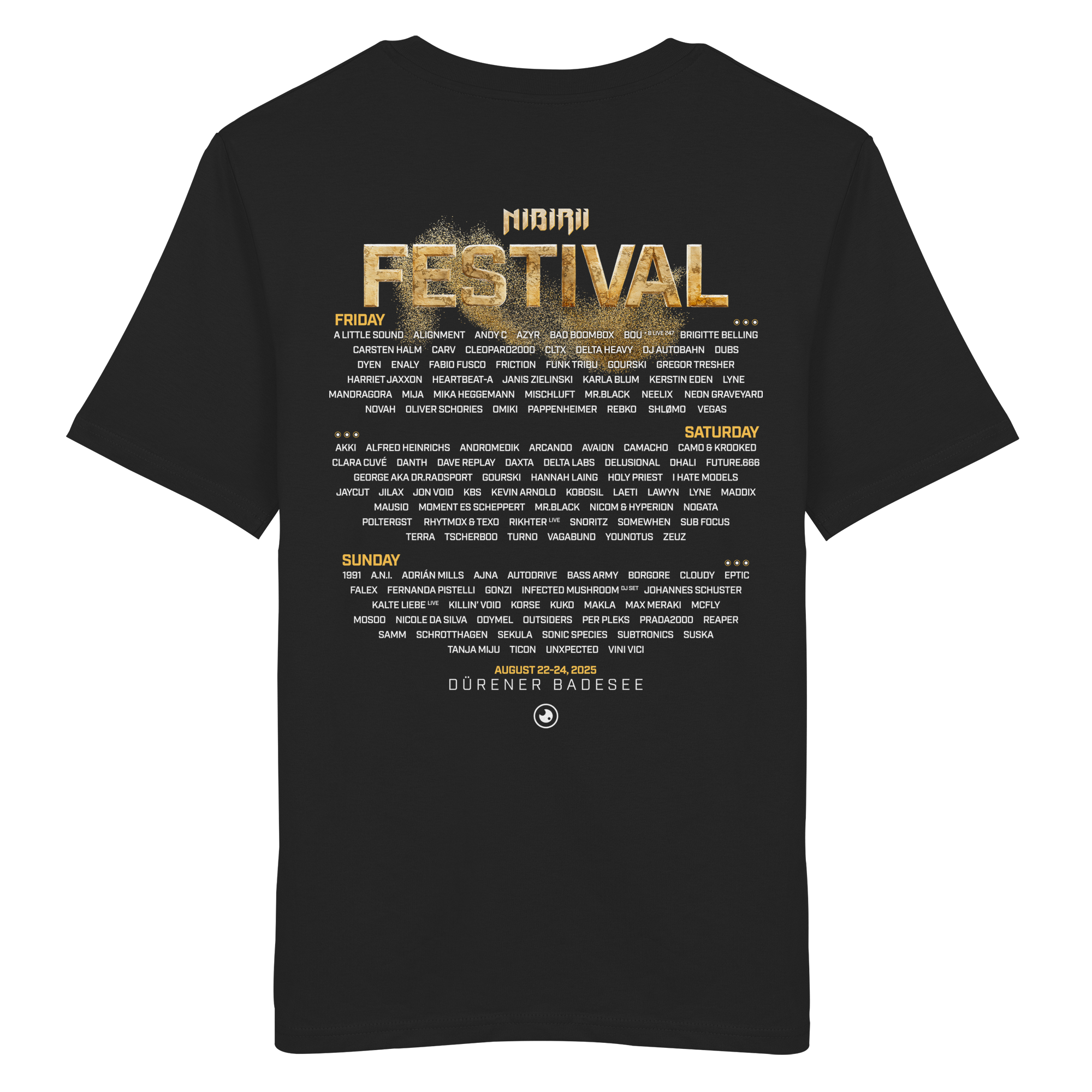 Nibirii - Line Up 2025 Shirt schwarz