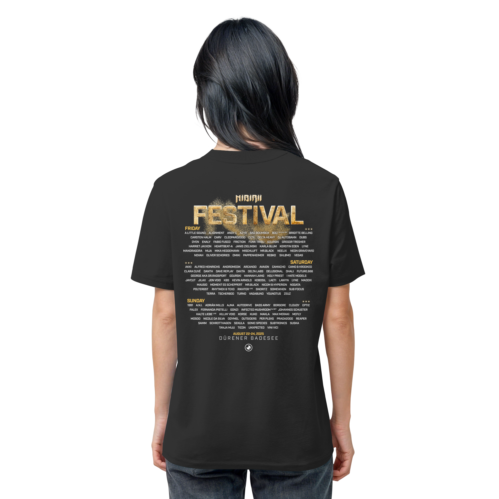 Nibirii - Line Up 2025 Shirt schwarz