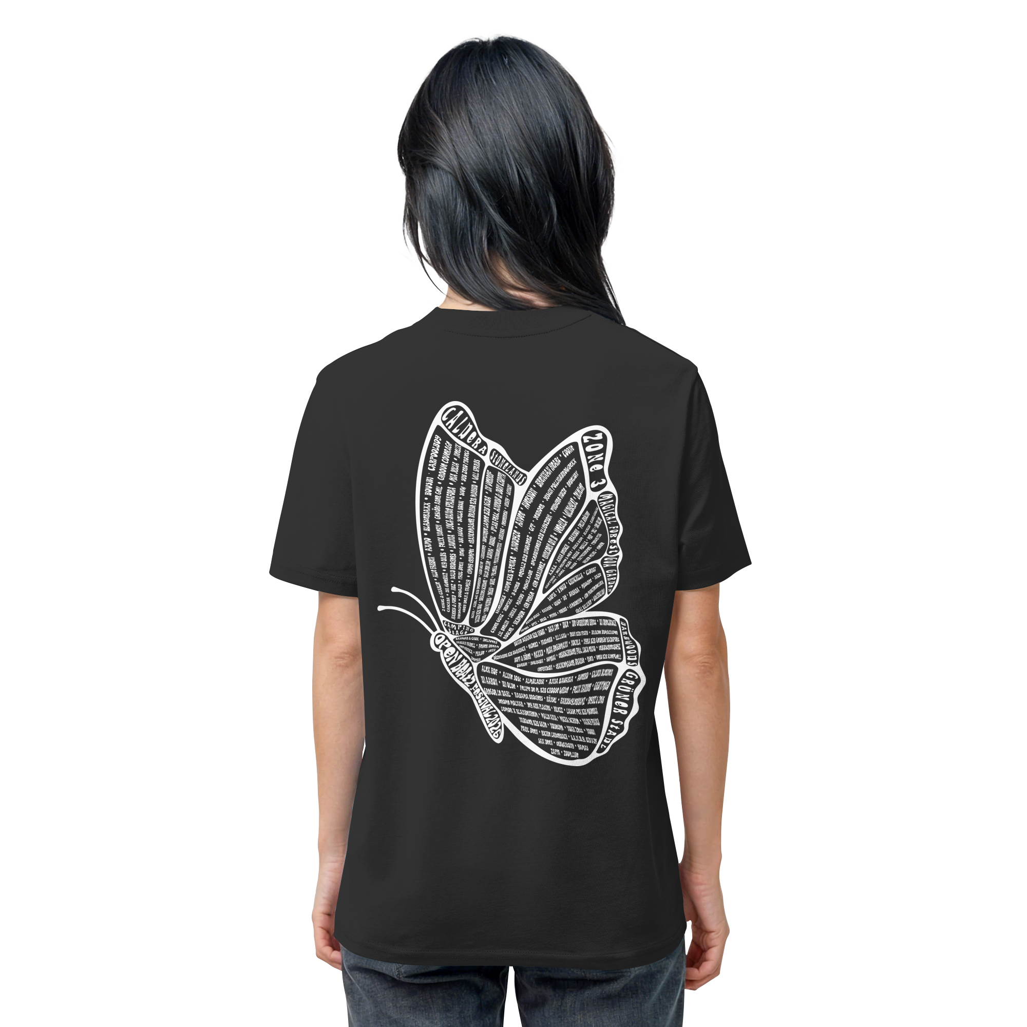 Line Up 2026 Shirt - Butterfly schwarz