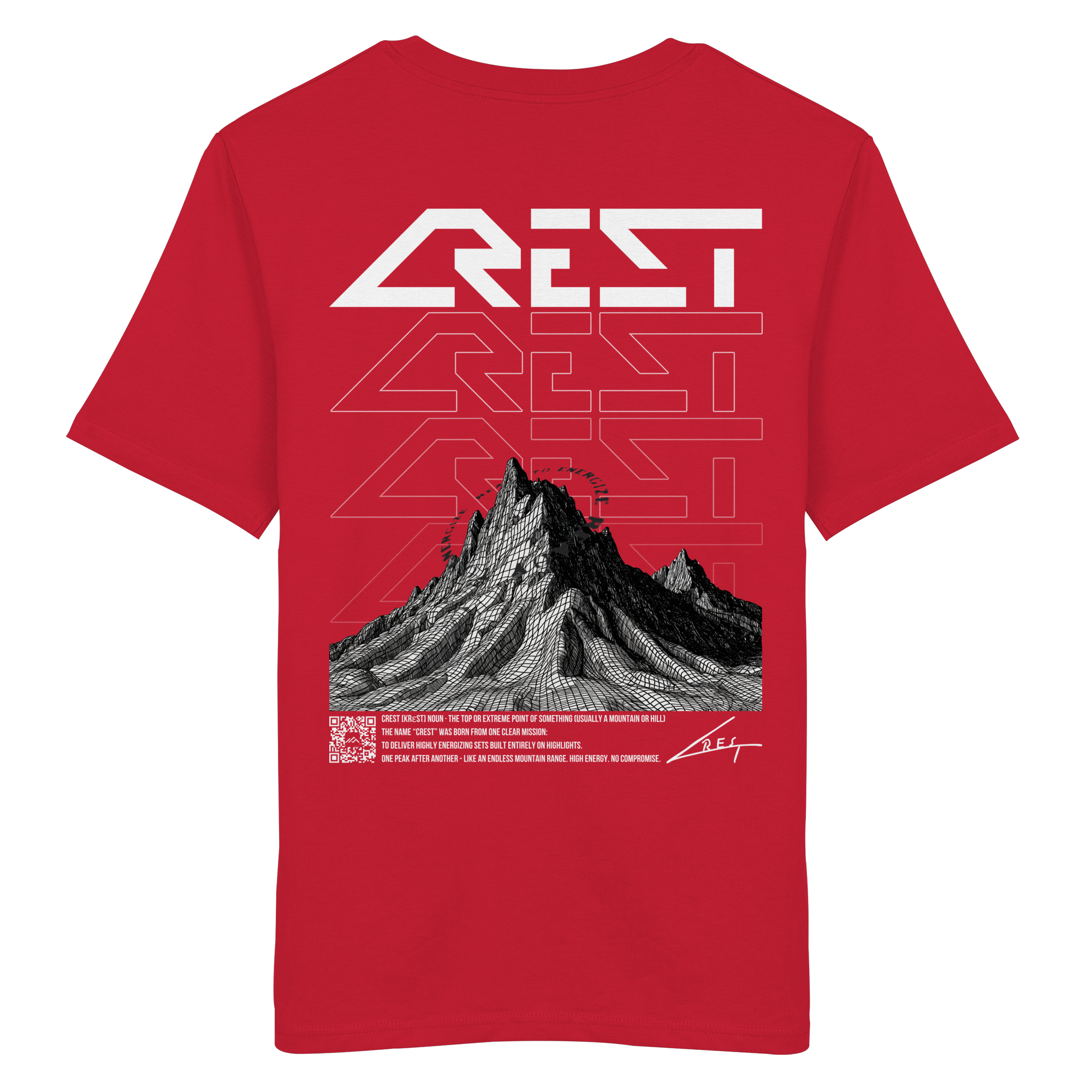 CREST // BASE TEE - REGULAR - ROT