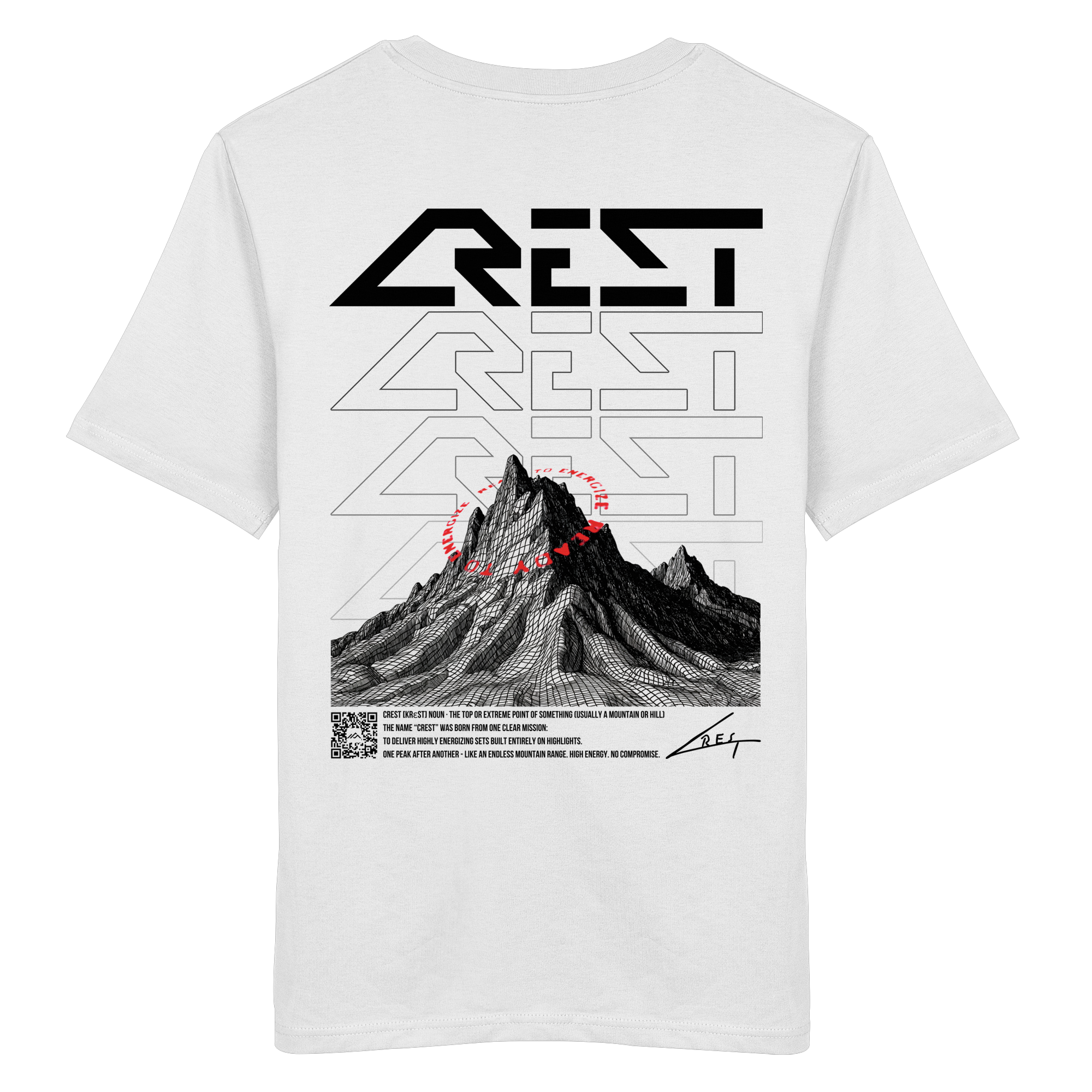 CREST // BASE TEE - REGULAR - WEISS