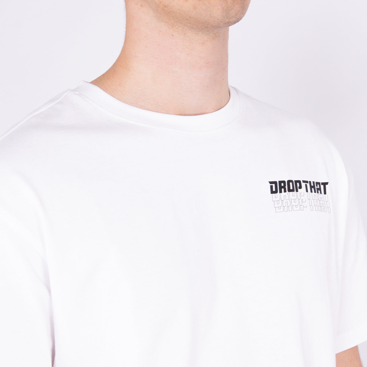 Drop That - Wave T-Shirt weiss