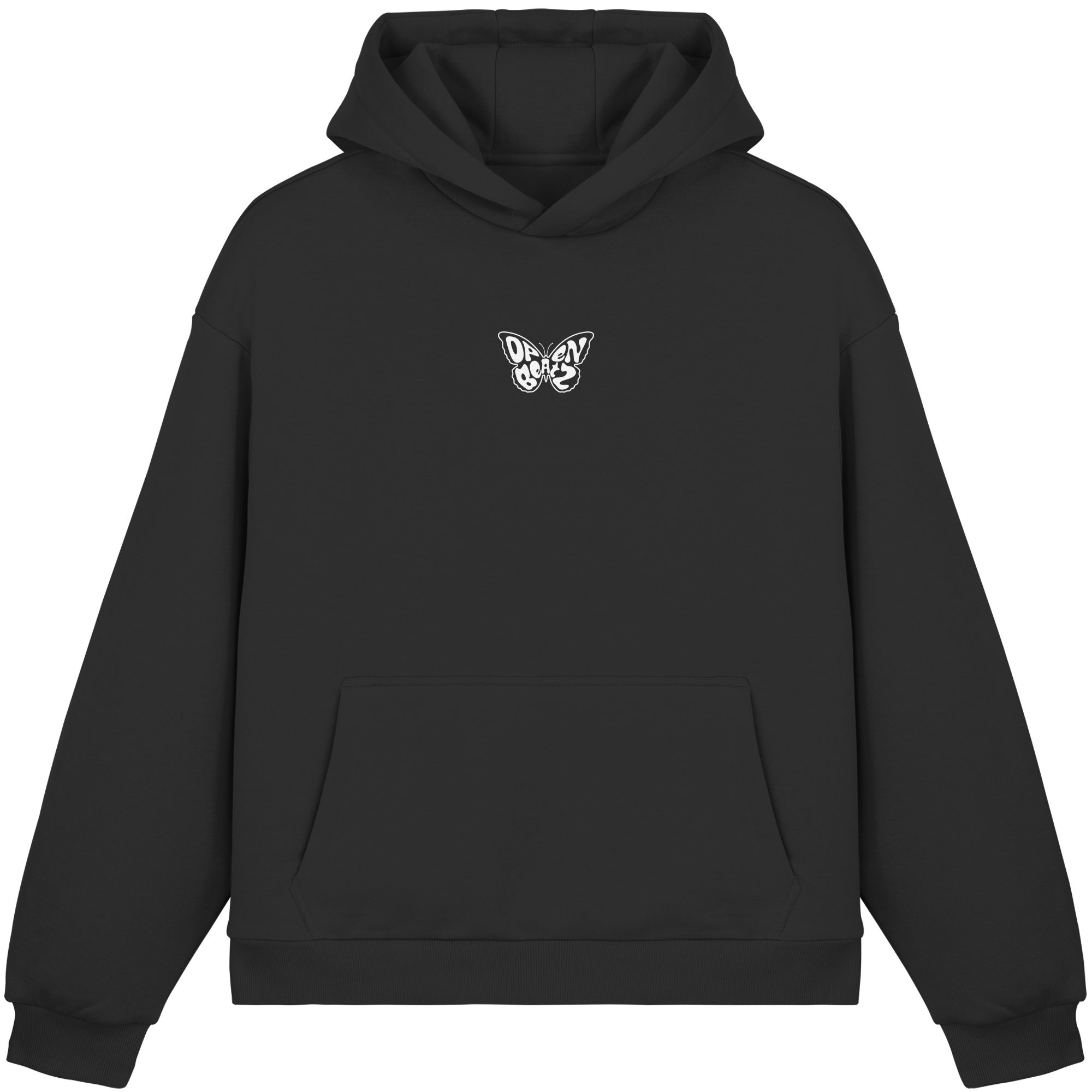 Line Up Hoodie - Butterfly schwarz