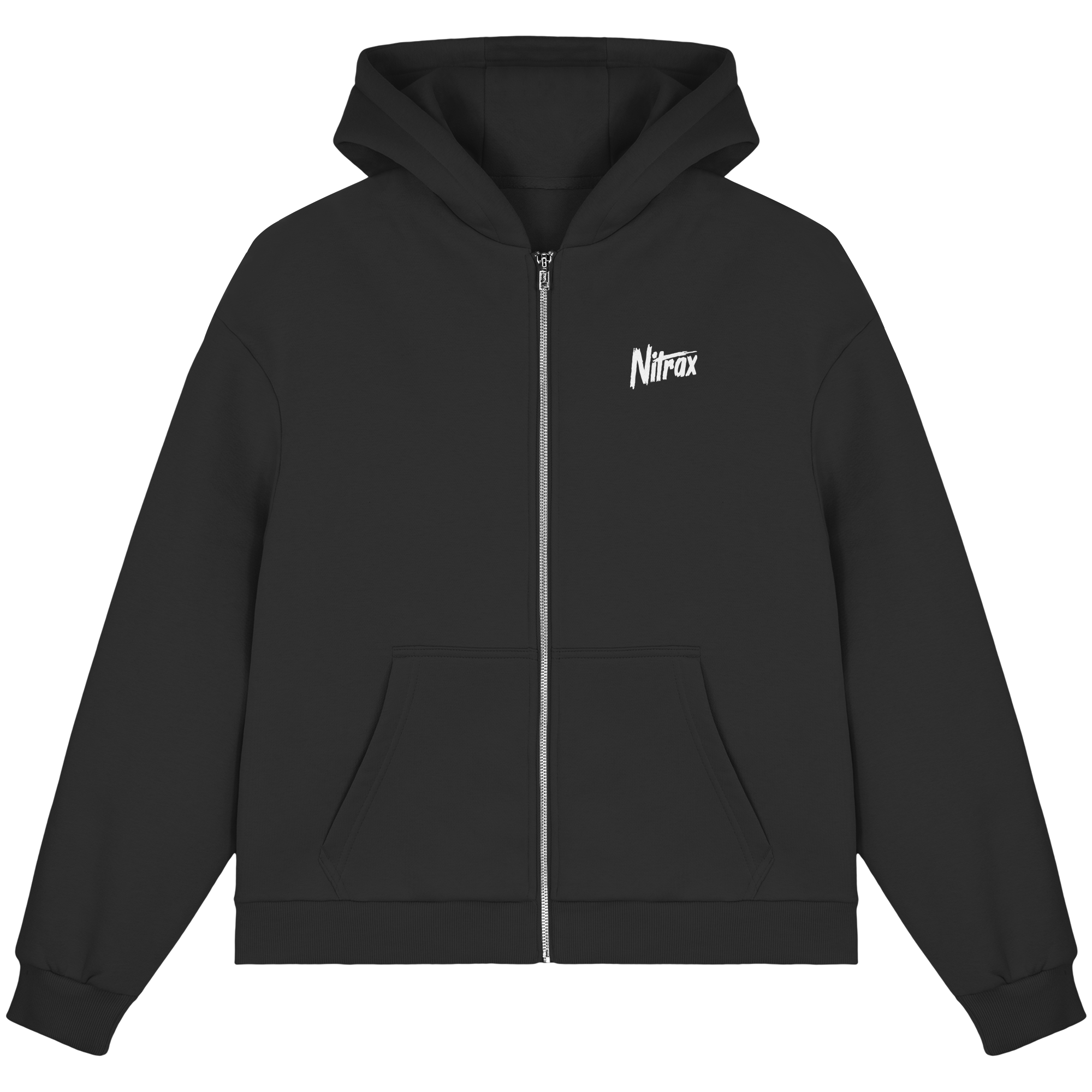 NITRAX - Zip Hoodie Black