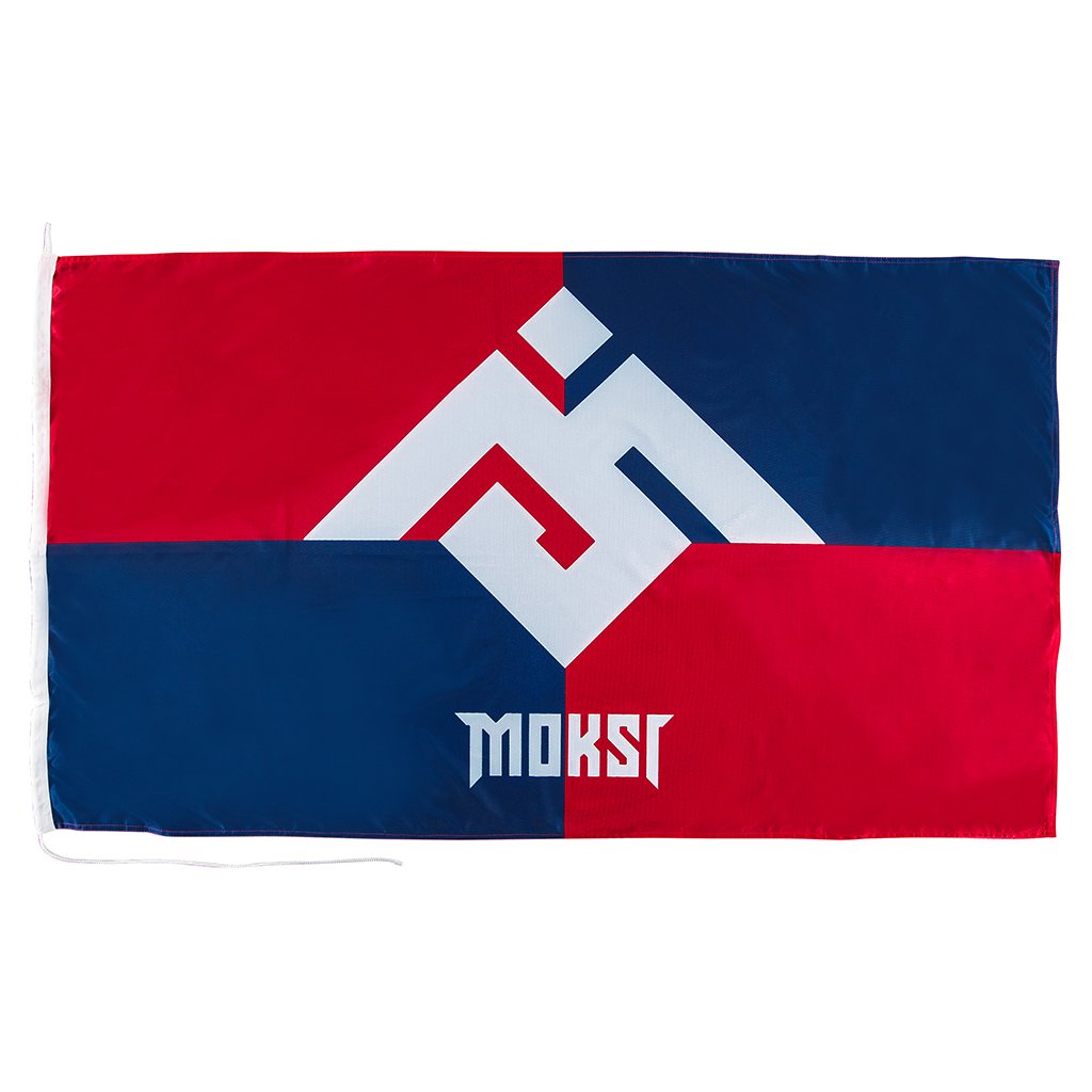 Moksi - Logo Fahne