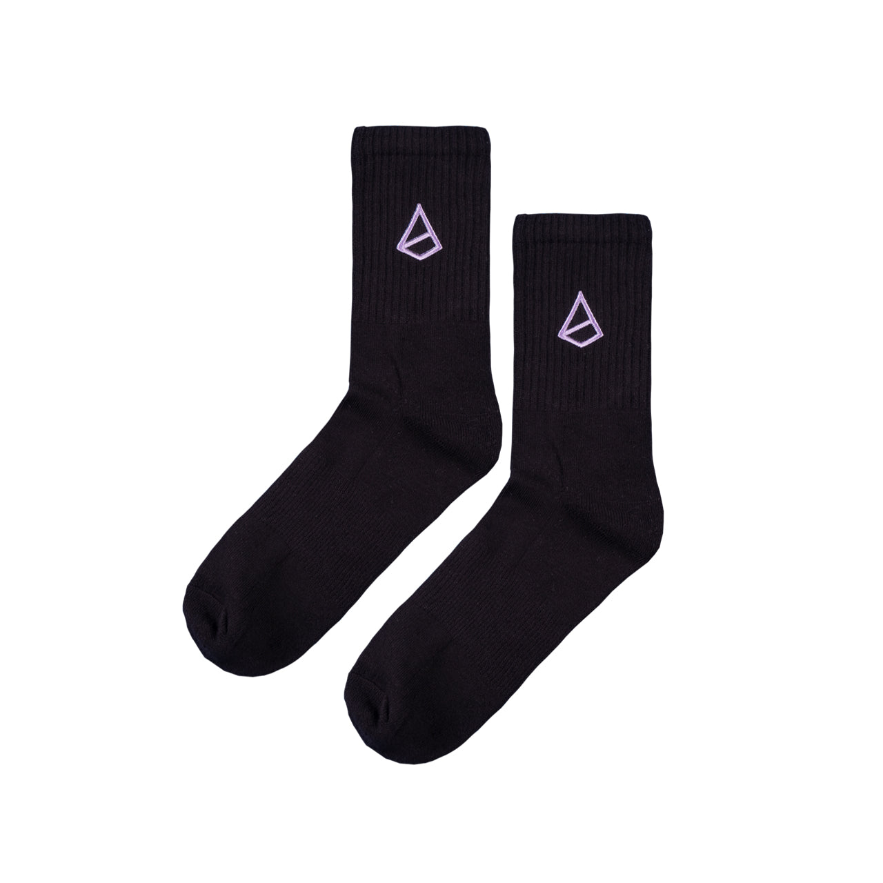 Snash - Emblem Socks Black and Lavender